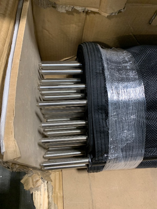 Photo 1 of VEVOR Pool Fence, 4 x 108 FT Pool Fences for Inground Pools, Removable Safety Pool Fencing, Easy DIY Installation Swimming Pool Fence, 340gms Teslin PVC Pool Fence Mesh Protects Kids and Pets