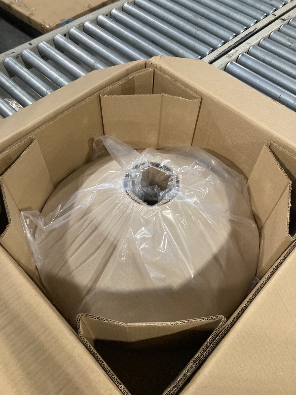 Photo 1 of **2 BOXES**Bloomingville Tall Linen Floor Lamp with Shade and Inline Foot Switch, Natural