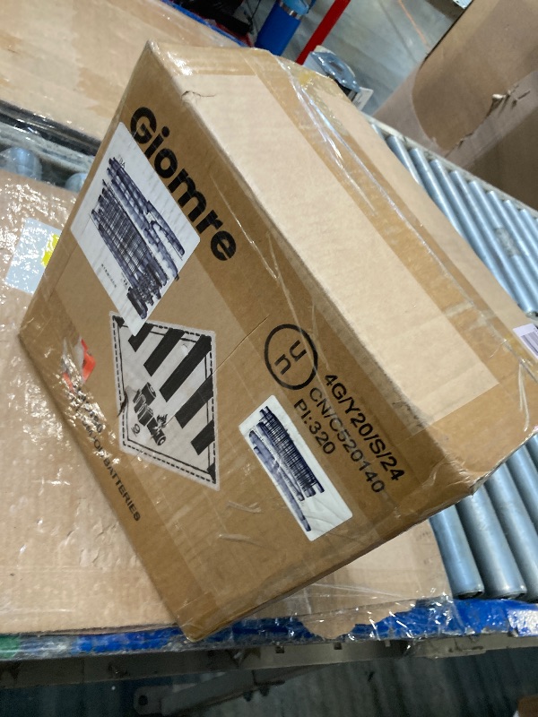 Photo 1 of **DAMAGE**Giomre Portable Power Station, 297Wh Backup Lithium Battery Generator with 600W AC Output and 120W Fast Charging, Solar Generator for Outdoors Camping, Travel Emergency, Home Blackout