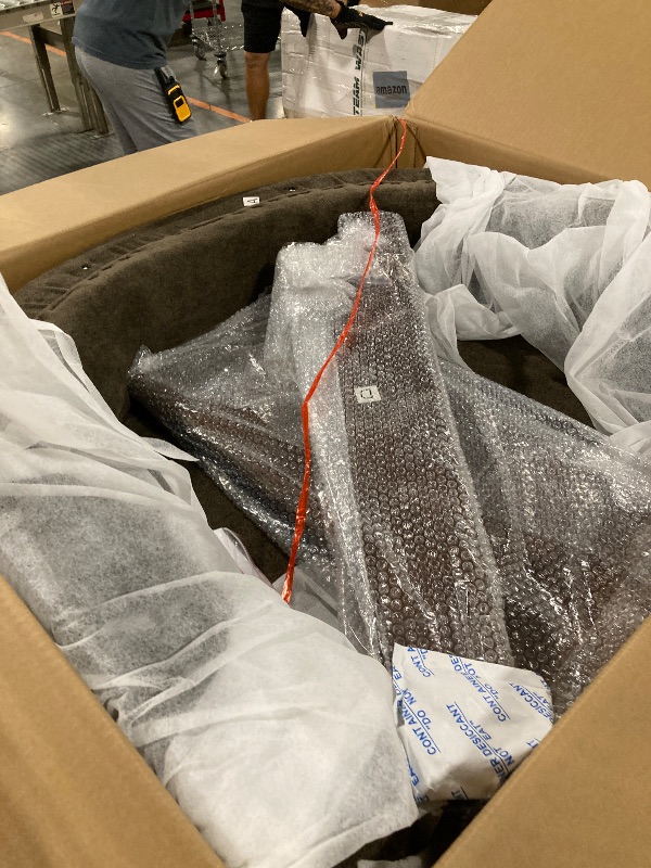 Photo 1 of **DIFERENT ITEM** ONE PIECE** Christopher Knight Home Set of 2 Lanford Fabric Upholstered Dining Chairs, Curved Backrest Kitchen Side Chair, Soft Padded Seat&Back Cushion, Solid Wood Armchair, Ergonomic Extra Seat,Beige+Light Ash