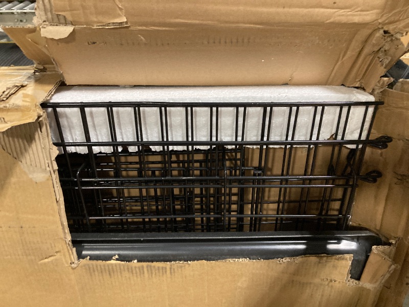 Photo 1 of **MINOR DAMAGE ON PANEL**
MidWest Homes for Pets Solutions Series XXL Double Door 54-Inch Dog Crate for the Largest Breeds, Sturdy Drop Pin Assembly, Black E-Coated, SL54DD