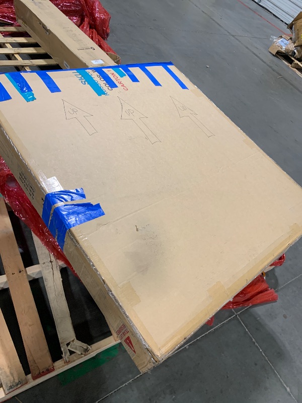 Photo 1 of **table only** Muwuele Solid Wood Extendable Dining Table for 4-8 People with Seamless Extension from 47.2 to 63 Inches, Easy Assembly, Expandable Tables for Small Spaces, Dining Room, Kitchen, Living Room, Natural