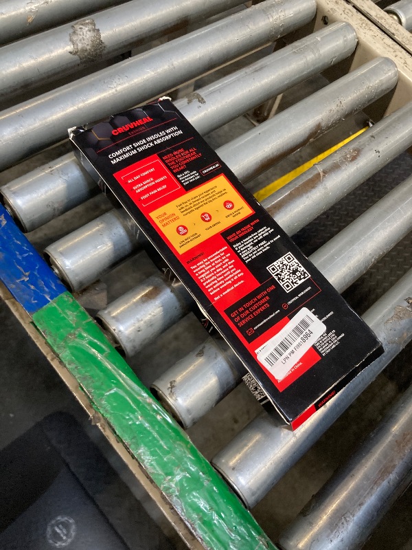 Photo 1 of (New) Work Comfort Orthotic Insoles - Anti Fatigue Shoe Insert Men Women - Low Arch Support - Shock Absorption - Foot Pain Relief - Work Boot Insoles (Black Hexagons, L)