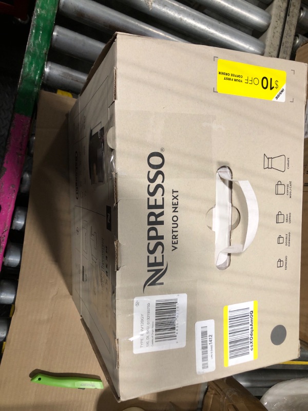 Photo 1 of Nespresso Vertuo Next Coffee and Espresso Maker, Machine Only, 1260 watts, Dark Gray
