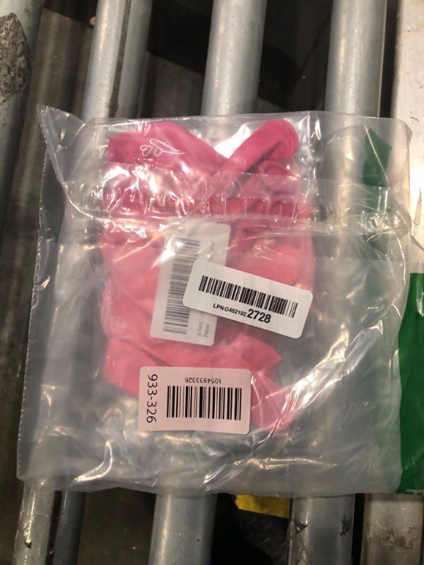 Photo 1 of (6 Pack) 12 Inch Latex Balloons Korean Finger Heart Symbol Kpop Merchandise For Birthday, Party, Wedding, K-Pop Concert, Pink