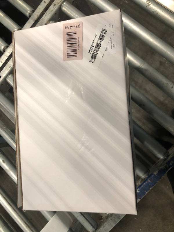 Photo 1 of ***MISSING LOCK*** UNIQOOO White & Gold Heart Lock Acrylic Card Box, Modern DIY Wedding & Occasion Box, 10x10x5.5 inches