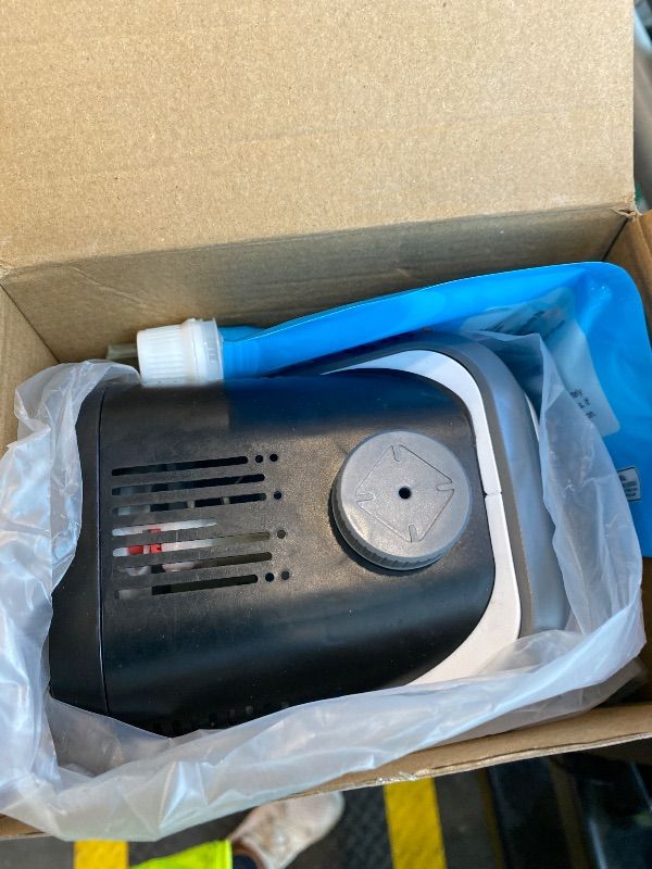 Photo 1 of **MINOR DAMAGED**
2025 Upgraded Bubble Machine with Remote Control, Automatic Rotation & RGB Lights, 1800mAh Rechargeable Battery, Type-C Charge, Bubble Maker for Kids, Weddings, Birthday Parties, Outdoor Activities