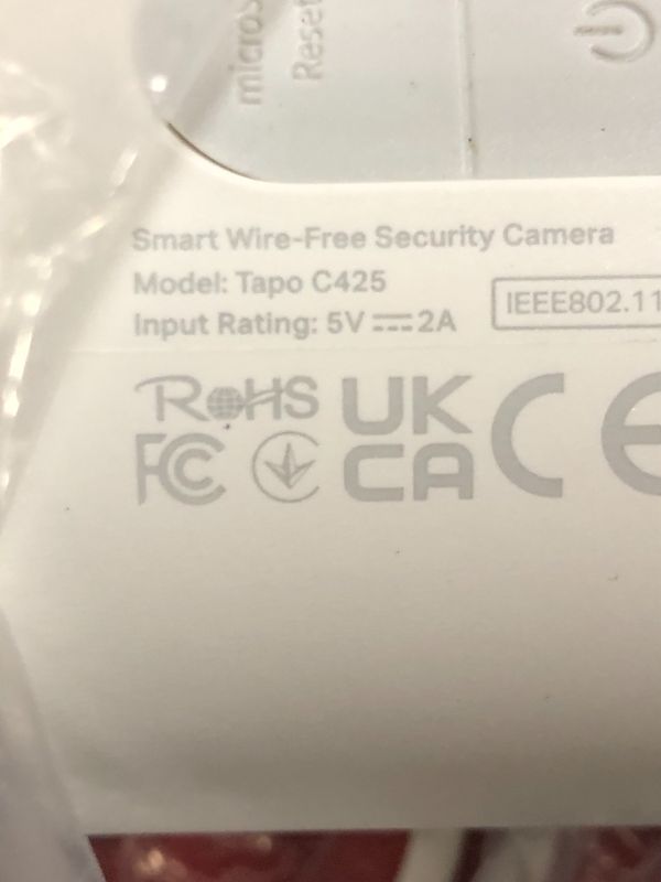 Photo 1 of ***MISSING PCS****Tapo MagCam, 2025 Wirecutter Best Outdoor Security Camera & PCMag Editors’ Choice, 2K, Battery, Magnetic Mount Wireless Camera, 150° FOV, SD/Cloud Storage, Person/Vehicle Detection