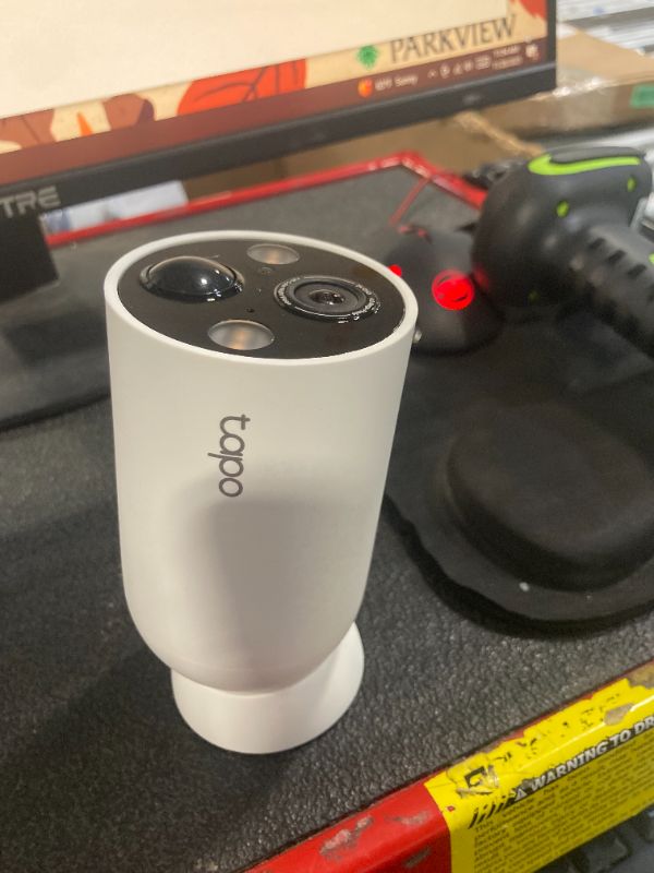 Photo 1 of ***MISSING PCS****Tapo MagCam, 2025 Wirecutter Best Outdoor Security Camera & PCMag Editors’ Choice, 2K, Battery, Magnetic Mount Wireless Camera, 150° FOV, SD/Cloud Storage, Person/Vehicle Detection