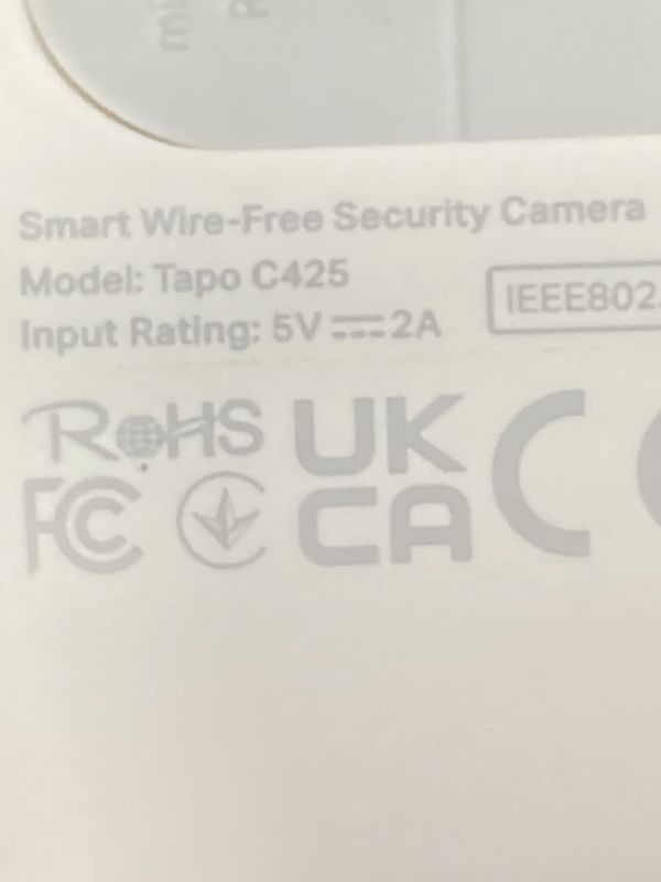 Photo 1 of ***MISSING PCS****Tapo MagCam, 2025 Wirecutter Best Outdoor Security Camera & PCMag Editors’ Choice, 2K, Battery, Magnetic Mount Wireless Camera, 150° FOV, SD/Cloud Storage, Person/Vehicle Detection