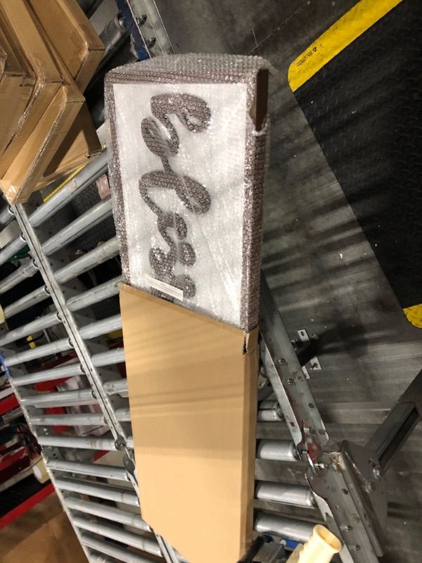 Photo 1 of "Blessed" Wall Decor - Sign - 24" x 12" - Decorative Canvas Print for Living Room, Kitchen, Bedroom & Office - Modern Home Décor