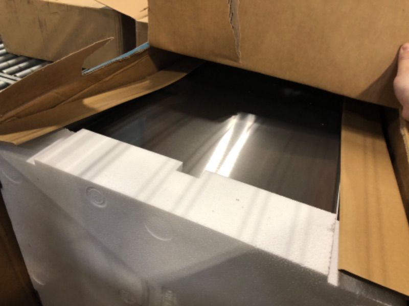 Photo 1 of ** DENT IN MIDDLE ** Elevon Kitchen Trash Can with Lid, 2 x 8 Gallon Garbage Can, with Soft-Close Foot Pedal and Removable Inner Bucket, 60 Liter Large Stainless Waste Bin for Bathroom Bedroom Home Office