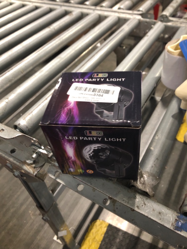 Photo 1 of *Untested*
COIDEA Disco Ball Light, Sound Activated Party Strobe Light, DJ Rave Lights with Remote, LED Stage Lights for Karaoke Birthday Christmas Halloween Decorations Indoor