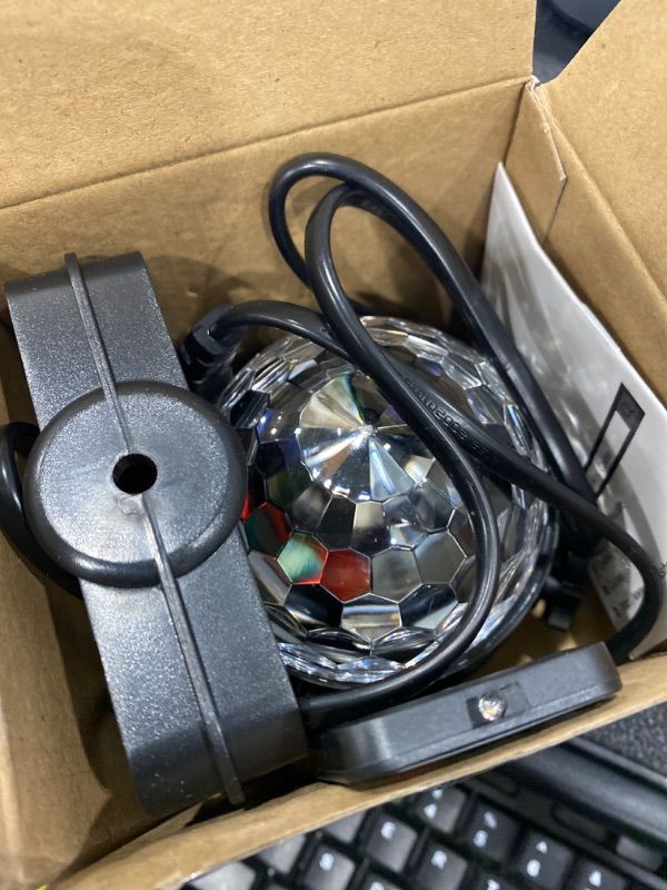Photo 1 of *Untested*
COIDEA Disco Ball Light, Sound Activated Party Strobe Light, DJ Rave Lights with Remote, LED Stage Lights for Karaoke Birthday Christmas Halloween Decorations Indoor