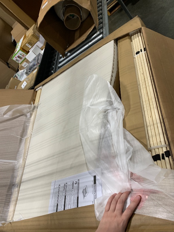 Photo 1 of ** MINOR DIRT MARKS ABD LINE ON BACK PART ** Lexicon Upholstered Daybed with Trundle, Textured Fabric Twin Day Bed Frame with Backrest and Wood Slat Support, Twin Trundle Daybed Sofa Bed for Bedroom Guest Room, No Box Spring Needed, Beige