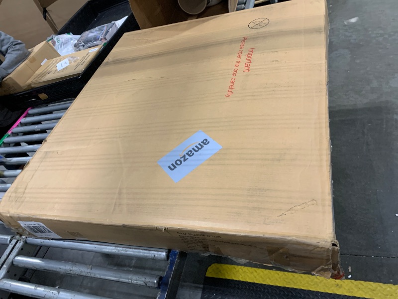 Photo 1 of ** MINOR DIRT MARKS ABD LINE ON BACK PART ** Lexicon Upholstered Daybed with Trundle, Textured Fabric Twin Day Bed Frame with Backrest and Wood Slat Support, Twin Trundle Daybed Sofa Bed for Bedroom Guest Room, No Box Spring Needed, Beige