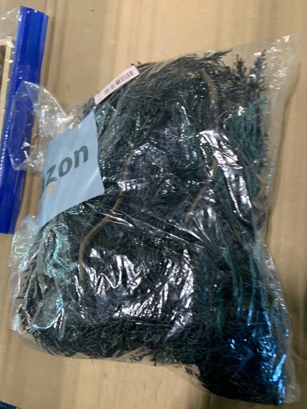 Photo 1 of [Timer] 2 Pack 24 Inch Black Halloween Tree with Orange Purple Lights, USB/Battery Operated Light Up Halloween Table Decorations, Spooky Halloween Decorations Indoor Home Mantle Room Party Decor