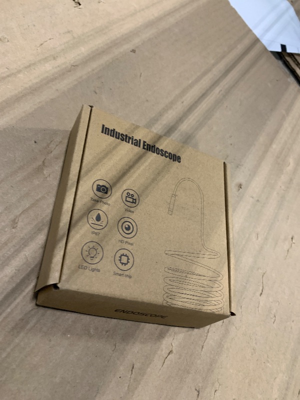 Photo 1 of [Dual-Lens] Endoscope Camera with Light, 1920P HD Borescope with 8+1 Adjustable LED Lights, IP67 Waterproof 16.5FT Semi-Rigid Snake Cord Inspection Camera for iPhone, iPad and Android Phone (Type C)