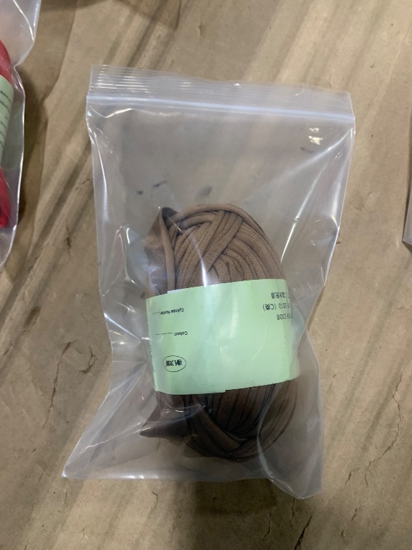 Photo 1 of  T-Shirt Yarn, Each Package 100g Elastic Fabric Cloth Knitting T Shirt Yarn, for Crochet Bag, Blanket, Basket, DIY Projects, Home Decor(