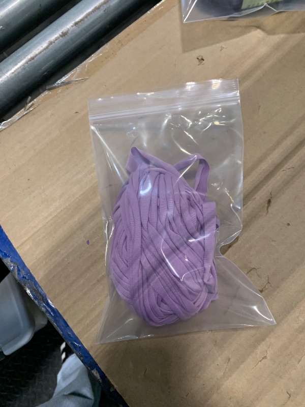 Photo 1 of T-Shirt Yarn, Each Package 100g Elastic Fabric Cloth Knitting T Shirt Yarn, for Crochet Bag, Blanket, Basket, DIY Projects, Home Decor(