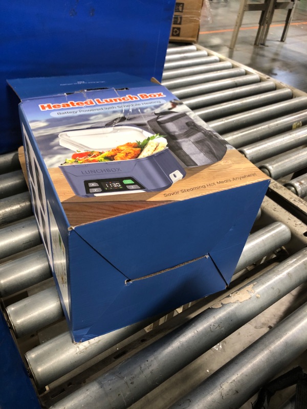 Photo 1 of -**LUNCH BOX DOES NOT WORK**
Docusvect Rechargeable Heated Lunch Box for Men, 1.3L Cordless Electric Lunch Box for Adults with Scheduled Heating, Portable Food Warmer with Large Bag, Cutlery, Removable Divider