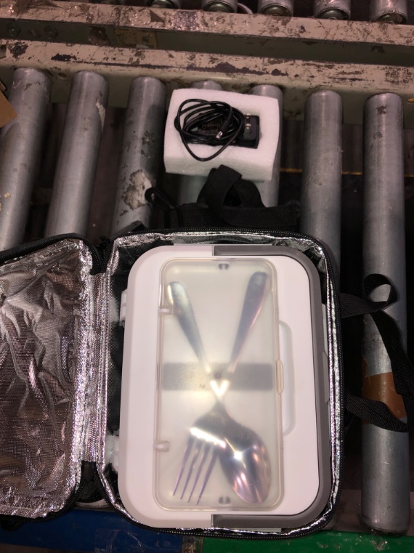 Photo 1 of -**LUNCH BOX DOES NOT WORK**
Docusvect Rechargeable Heated Lunch Box for Men, 1.3L Cordless Electric Lunch Box for Adults with Scheduled Heating, Portable Food Warmer with Large Bag, Cutlery, Removable Divider