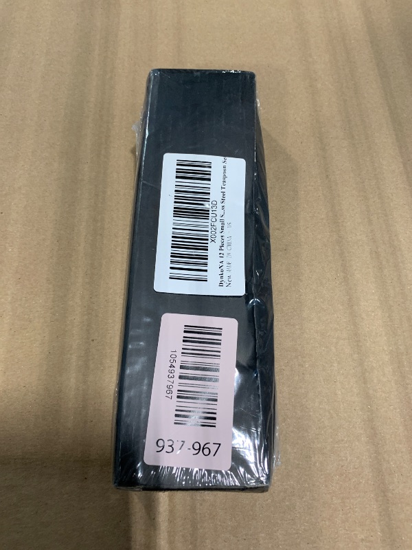 Photo 1 of ** NEW FACTORY ** DynkoNA 12 Pieces Small Stainless Steel Spoons, Stainless Steel Teaspoon Set