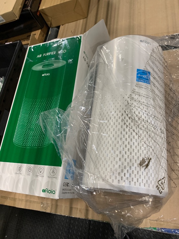 Photo 1 of *** NO CABLE *** Afloia Air Purifiers for Home Bedroom Large Room Up to 1076 Ft², 3-Stage Filter Cleaner Odor Eliminator, Remove Pets Dust Dander Hair Allergy Mold Pollen Smoke Smell, Quiet 22 dB, 7 Colors Night Light