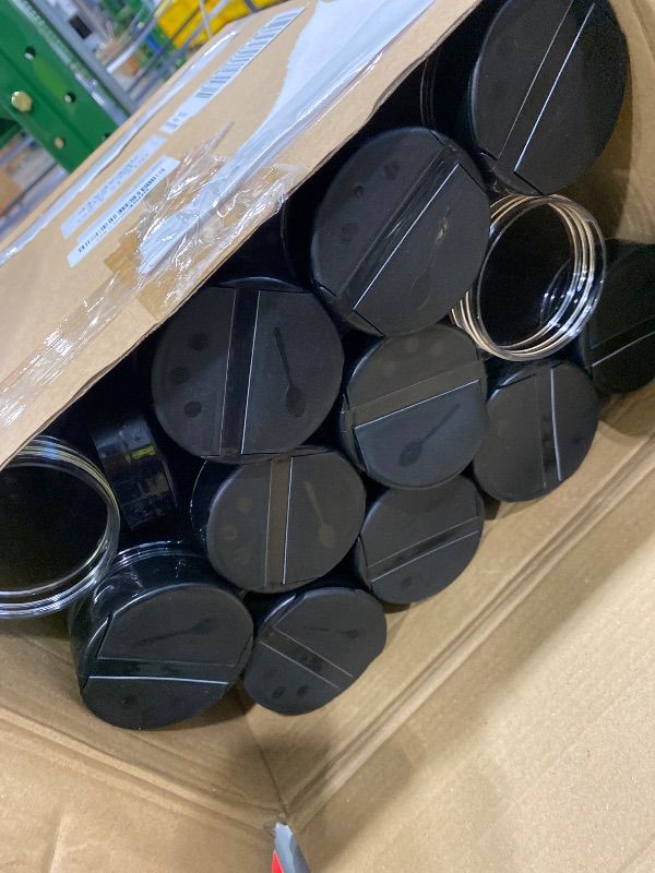 Photo 1 of *MISSING PARTS UNKNOWN*
Zhehao 24 Pieces Plastic Spice Containers Plastic Spice Bottles Clear Reusable Large Empty Seasoning Jars with Shaker Lids for Kitchen Storage Seasoning Powder Herbs(16 oz,Cylinder,Clear and Black)