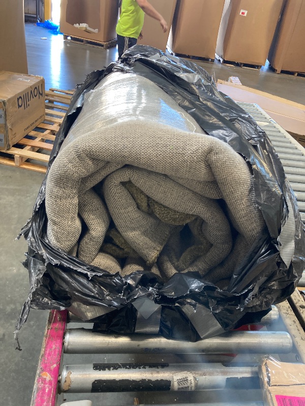 Photo 1 of ****MINOR DAMAGE/CREASES***Loloi Chris Loves Julia Scottie Collection SCO-01 Olive/Pebble 8'-6" x 11'-6", .87" Pile Height, Area Rug