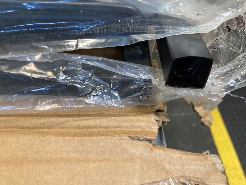 Photo 1 of ***MINOR DAMAGE ON ONE OF THE LEGS***4NM No Assembly Folding Bookshelf, 6-Shelf 74" H Collapsible Foldable Bookcase Storage for Small Spaces, All Black