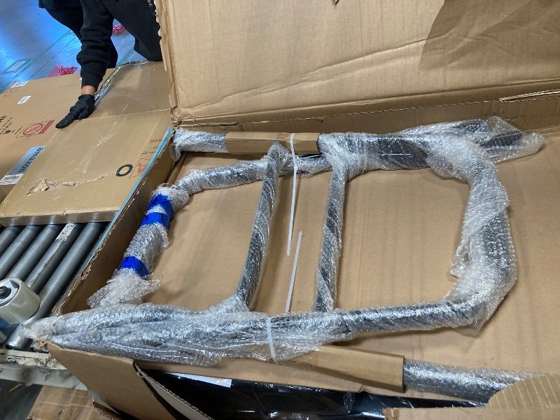 Photo 1 of ***PARTIAL SET, SET OF 2*** Sweetcrispy Office Reception Guest Waiting Room Chairs Set of 4, Leather Stationary Chair No Wheels with Padded Arms for Elderly Desk Conference Room Lobby, Inky