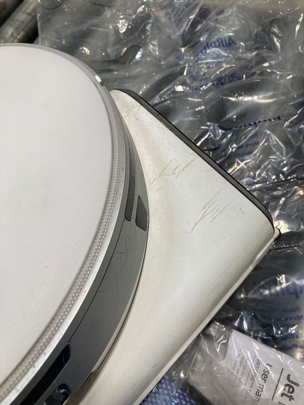 Photo 1 of ****MINOR SCRATCHES, DIRTY IN GOOD CONDITION****
SAMSUNG Jet Bot AI+ Robot Vacuum Cleaner w/ Object Recognition, Intelligent Cleaning, Clean Station, 5-Layer Filter, Touchless Dust Removal for Hardwood Floors, Carpets, VR50T95735W, White