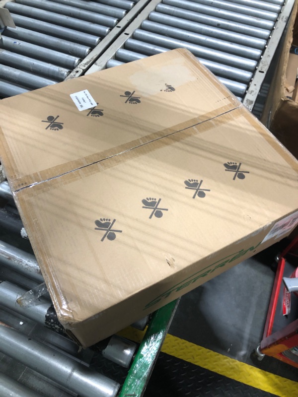 Photo 1 of STERREN Bladeless Ceiling Fans with Lights, 20" Modern Flush Mount Ceiling Fan with Remote and Dimmable LED Lights, 6 Speed Fan Light for Bedroom Living Room (Square)