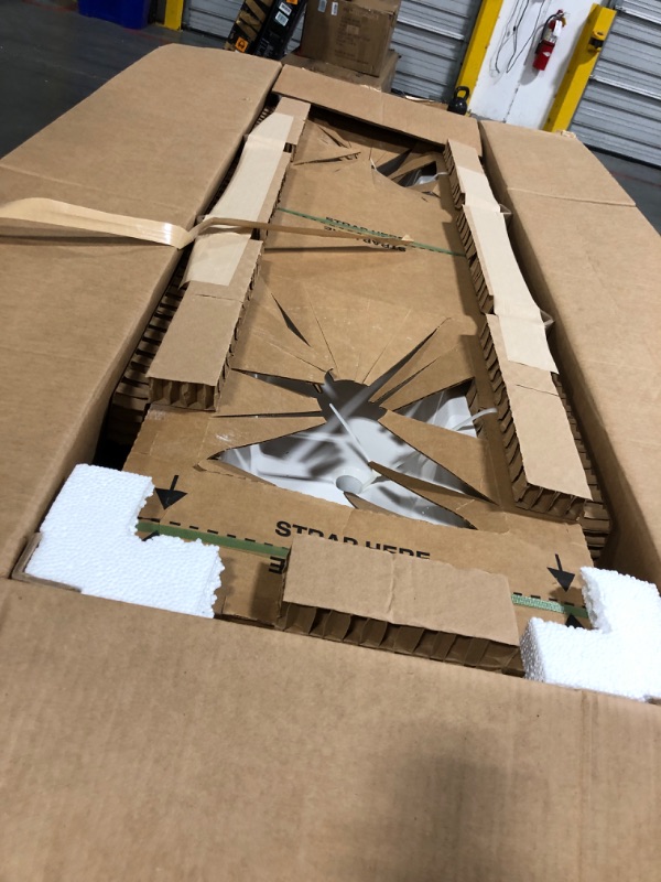 Photo 1 of ***MAY NEED A TRUCK****HEAVY ITEM****Spring Mill Cabinets Emlyn 72 Inch Double-Sink Bathroom Vanity with White Top, 2 Cabinets, 2 Drawers, 72.5" W x 18.75" D x 32.89", Admiral Blue