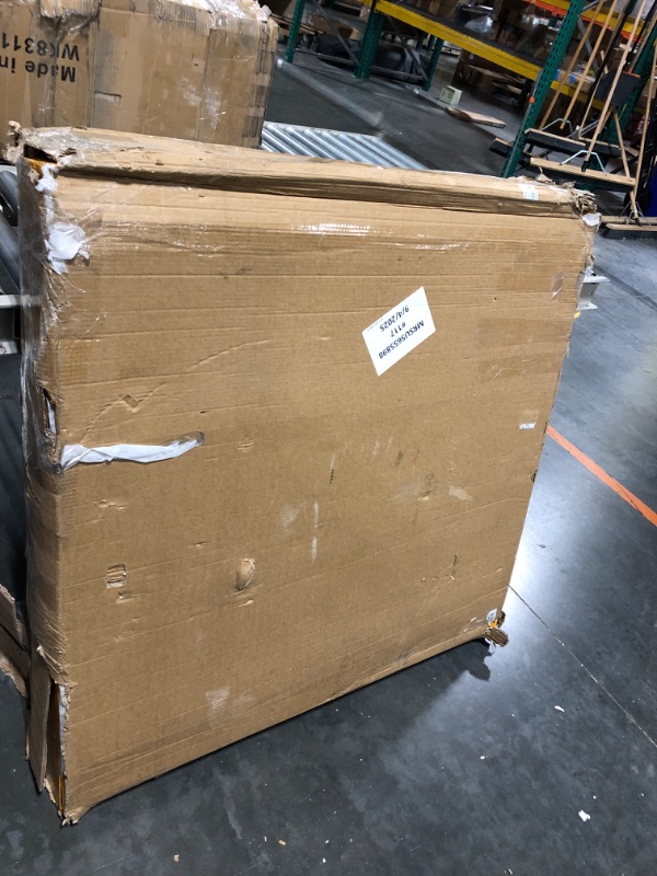 Photo 1 of ***EXTRA HEAVY ITEM***43"x45" Forklift Platform Safety Cage,Work Platform for Loader,Man Basket for Forklift,1800lbs Capacity with Safety Harness & Lock,2-Man Collapsible Lift Basket for Lifting Loader (Yellow W/Wheels)