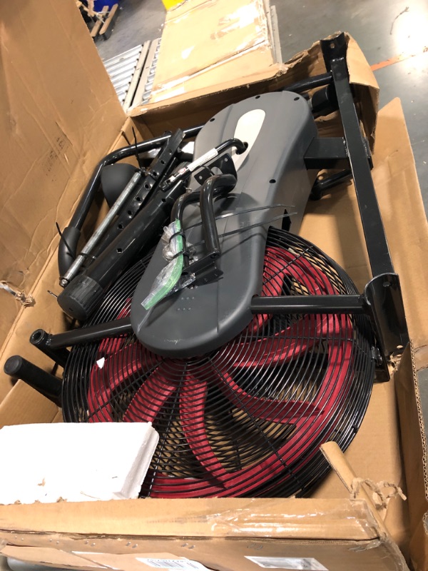 Photo 1 of ***USED***Marcy Fan Exercise Bike with Air Resistance System – Red and Black – NS-1000