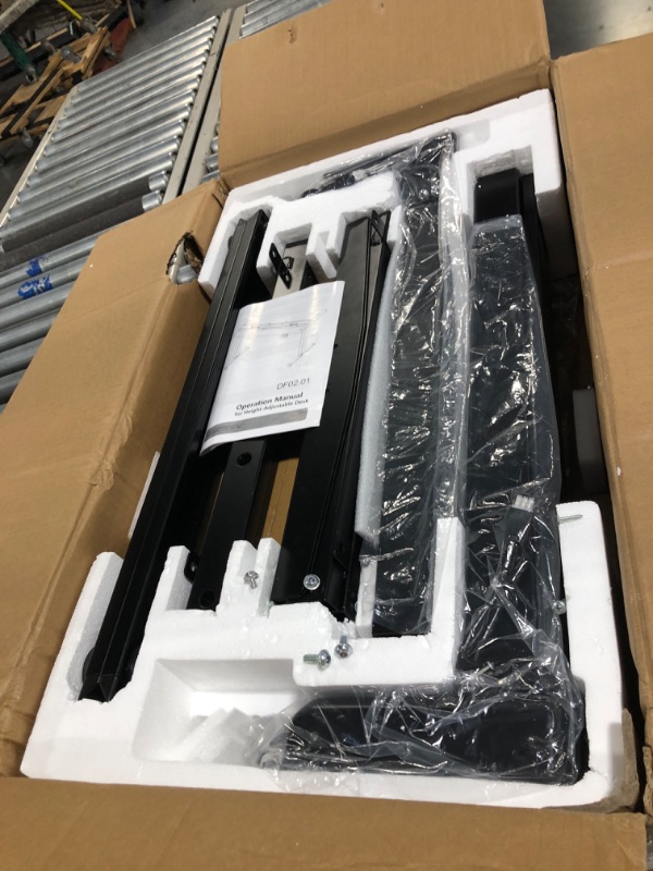 Photo 1 of ***MISSING HARDWARE***TOPSKY Dual Motor Electric Adjustable Standing for up to 70.8”x31.5” Table Tops, 225 lbs Weight Capacity, Computer Desk for Home and Office (Black Frame only)