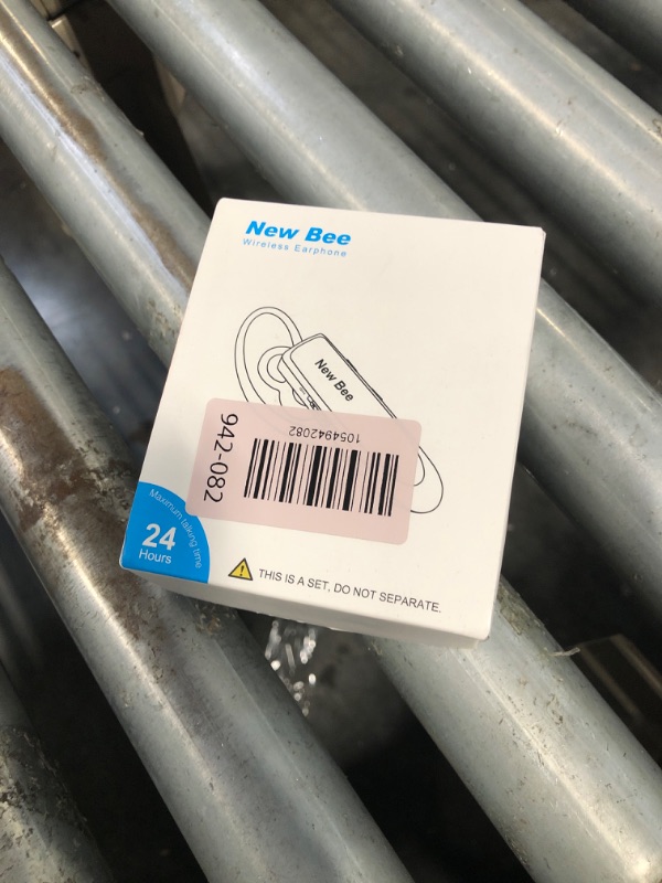Photo 1 of [2 Pack] Bluetooth Earpiece Wireless Handsfree Headset V5.0 24 Hrs Driving with Mic 60 Days Standby Bluetooth Headset for iPhone Android Samsung Driver