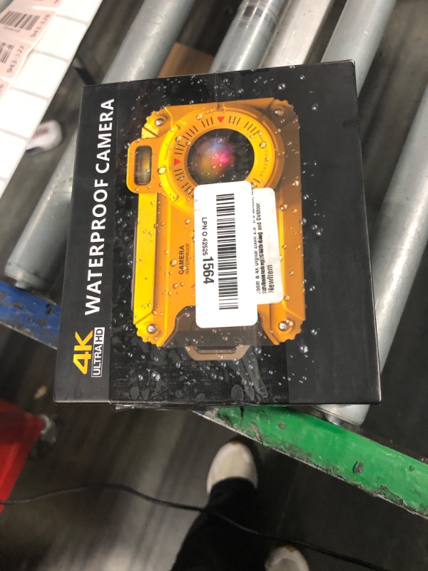 Photo 1 of ** MISSING A BATTERY** Underwater Camera, 2.7K 56MP 33FT Waterproof Digital Camera with 6X Optical Zoom & 4X Digital Zoom 2.8" IPS Screen, Ideal for Snorkeling, Swimming and Outdoor Adventures with 32G Card