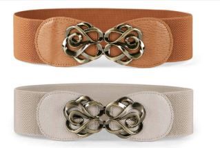 Photo 1 of *******3 PACK*************************************JASGOOD Women Stretchy Belts for Dresses Vintage Elastic Wide Waist Belts, Halloween Cosplay Belt