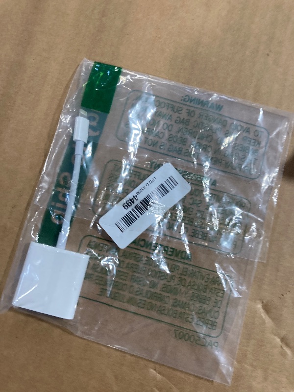 Photo 1 of [Apple MFi Certified] Lightning to USB Camera Adapter with Charging Port, Portable USB3.0 Female OTG Cable for iPad to Connect Card Reader USB Flash Drive, Compatible for iPhone iPad