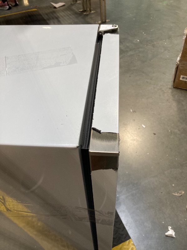 Photo 1 of ***MINOR DAMAGE/ PEELED OFF PAINT**** EUHOMY Commercial Under Counter Nugget Ice Maker Machine, 66Lbs/Day, Bulit-in Freestanding Ice Maker with Gravity Drainage, Self-Cleaning & 24H Timer Ice Machine, for Commercial & Home Use(Silver)