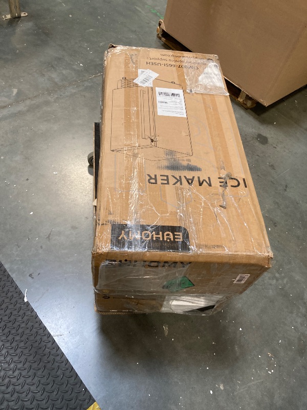 Photo 1 of ***MINOR DAMAGE/ PEELED OFF PAINT**** EUHOMY Commercial Under Counter Nugget Ice Maker Machine, 66Lbs/Day, Bulit-in Freestanding Ice Maker with Gravity Drainage, Self-Cleaning & 24H Timer Ice Machine, for Commercial & Home Use(Silver)