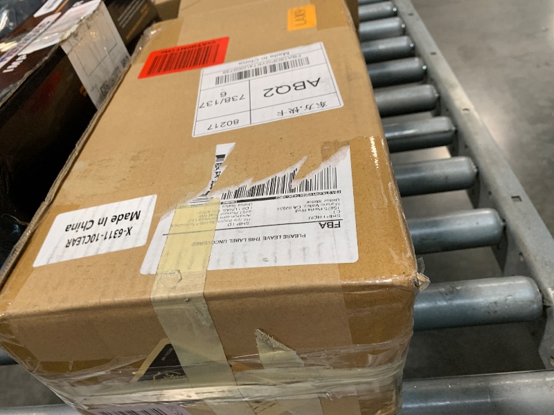 Photo 1 of *Missing Parts*
Citylife 0.53 QT 4 Packs Small Storage Bins Plastic Storage Container Stackable Box with Lids for Organizing, Clear White