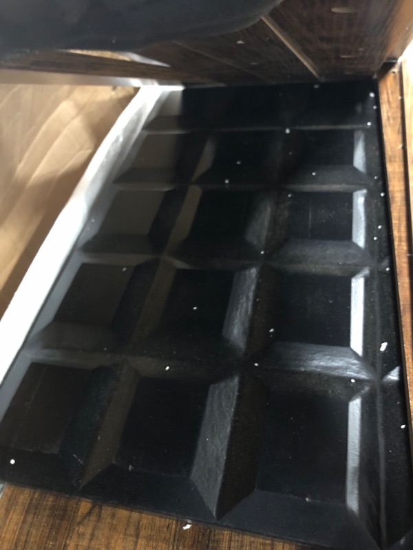 Photo 1 of ** MISSING INSTRUCTIONS**
LITTLE TREE 63" Modern Dining Table, Rectangular Dinner Table for 4-6, Farmhouse Kitchen Table, Sturdy Wood Pedestal Base for Kitchen/Dining Room, Rustic Brown & Black