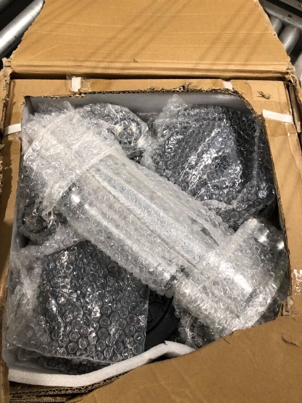 Photo 1 of ** FACTORY SEALED ** SOLD AS IS, NO REFUND/RETURN**
Yes4All Cast Iron Weights Adjustable Dumbbell Sets for Home Gym with Bars