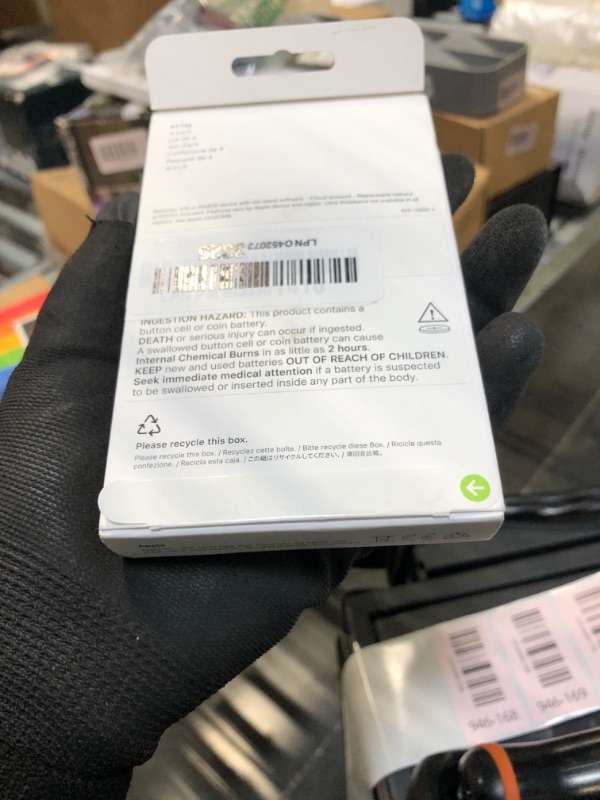 Photo 1 of ** FACTORY SEALED ** 
Apple AirTag 4 Pack. Keep Track of and find Your Keys