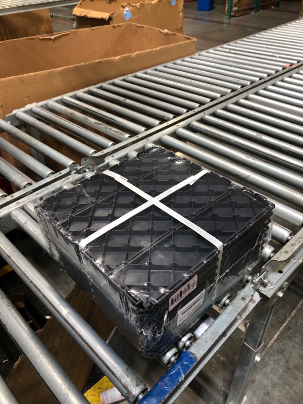 Photo 1 of ** FACTORY SEALED ** Goovilla Plastic Interlocking Deck Tiles, 9 Pack , 12"x12" Waterproof Outdoor Flooring All Weather Use, Patio Floor Decking Tiles for Porch Poolside Balcony Backyard, Dark Grey