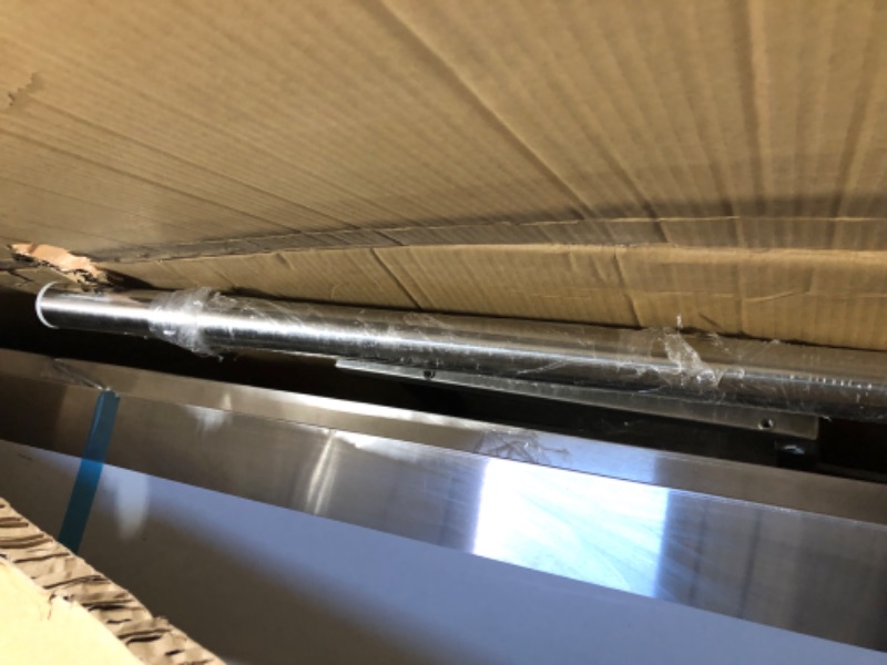 Photo 1 of ** MISSING HARDWARE** 
VEVOR Commercial Food Warmer, 7 Pans + 2 Pots Electric Steam Table, 1800W Professional Buffet Catering Food Warmer with Shield Undershelf Wheels, Stainless Steel Server for Party Restaurant Hotel